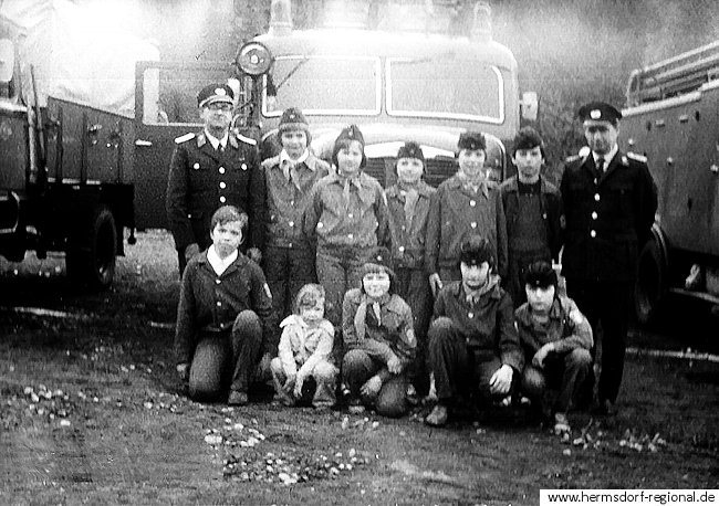 Arbeitsgemeinschaft „Junge Brandschutzhelfer“ 1975
